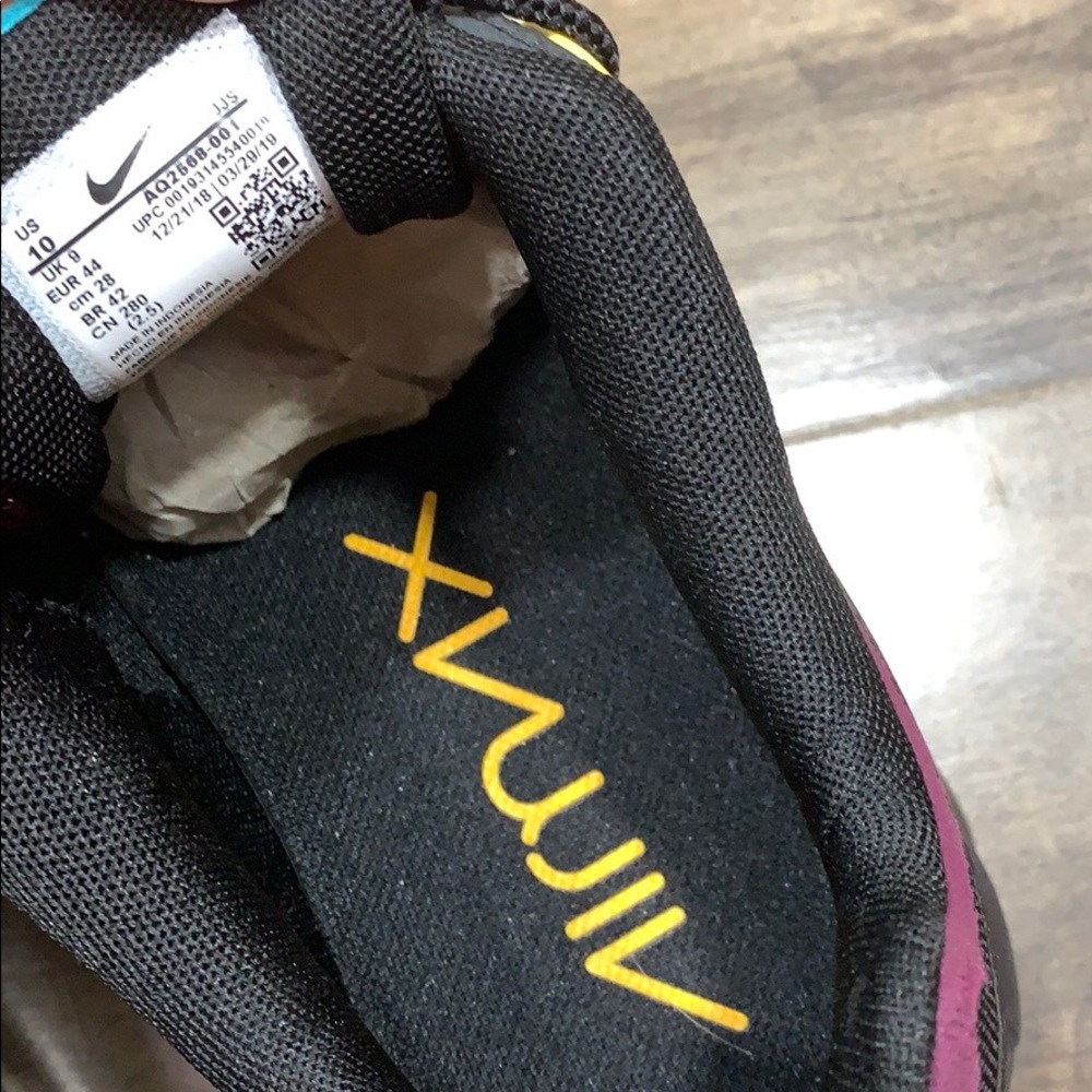 NIKE AIR MAX 200 Bl/Anthracite-Bordeaux - Picture 15 of 16